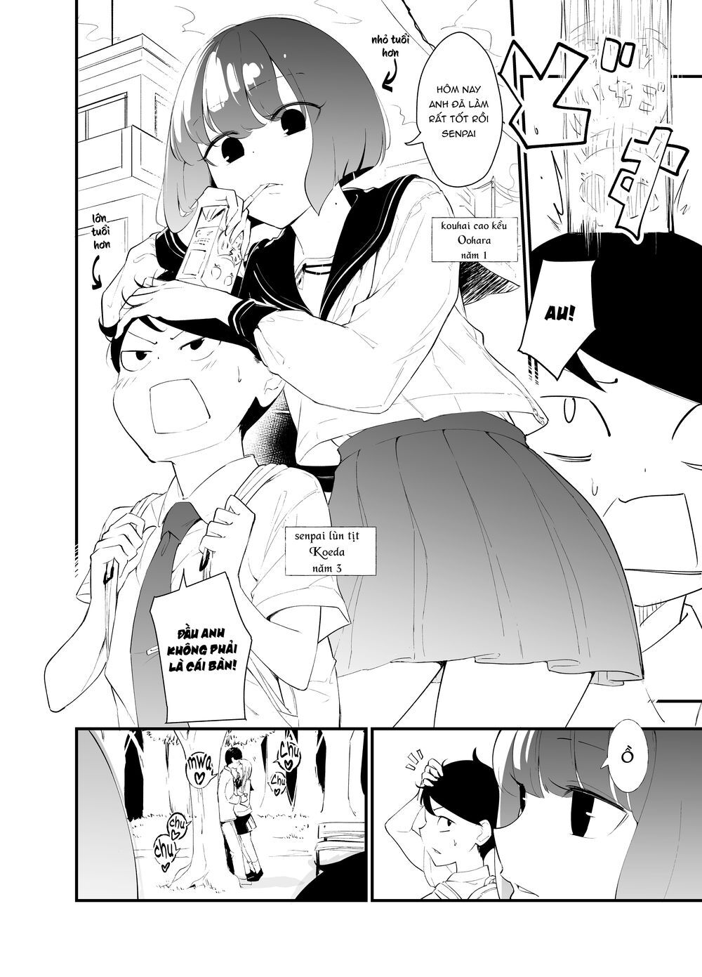 Koushinchou No Kouhai (♀) To Teishinchou No Senpai (♂) Ga Renai Ni Hatten Suru Made Chương 3 Page 2