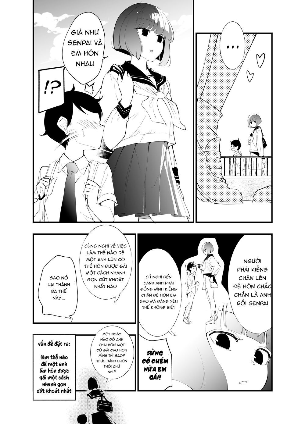 Koushinchou No Kouhai (♀) To Teishinchou No Senpai (♂) Ga Renai Ni Hatten Suru Made Chương 3 Page 3