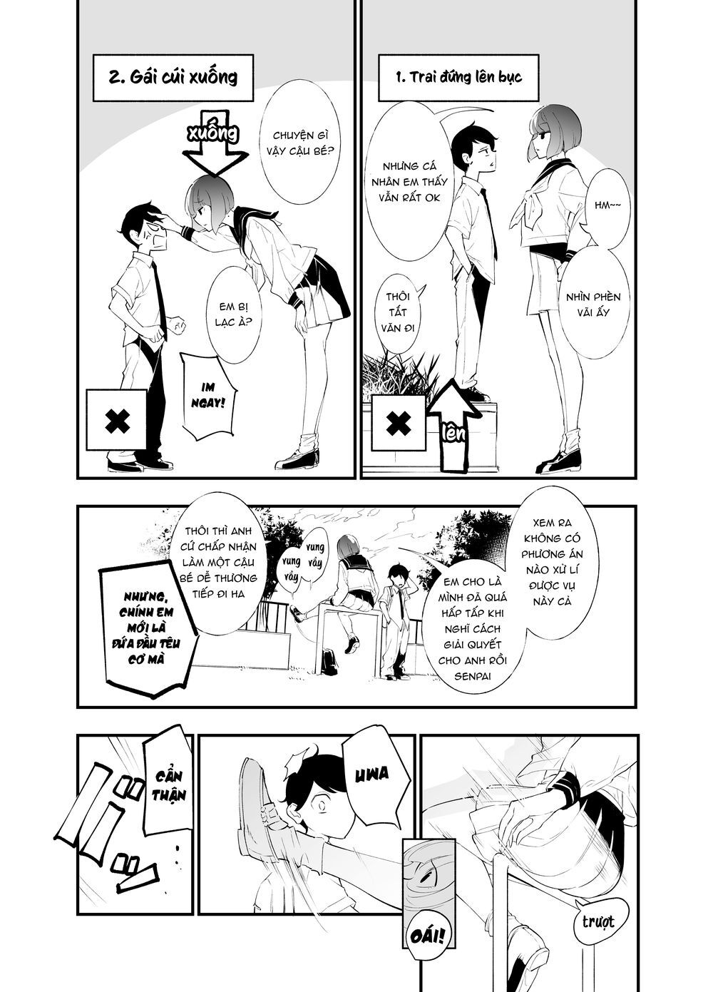 Koushinchou No Kouhai (♀) To Teishinchou No Senpai (♂) Ga Renai Ni Hatten Suru Made Chương 3 Page 4