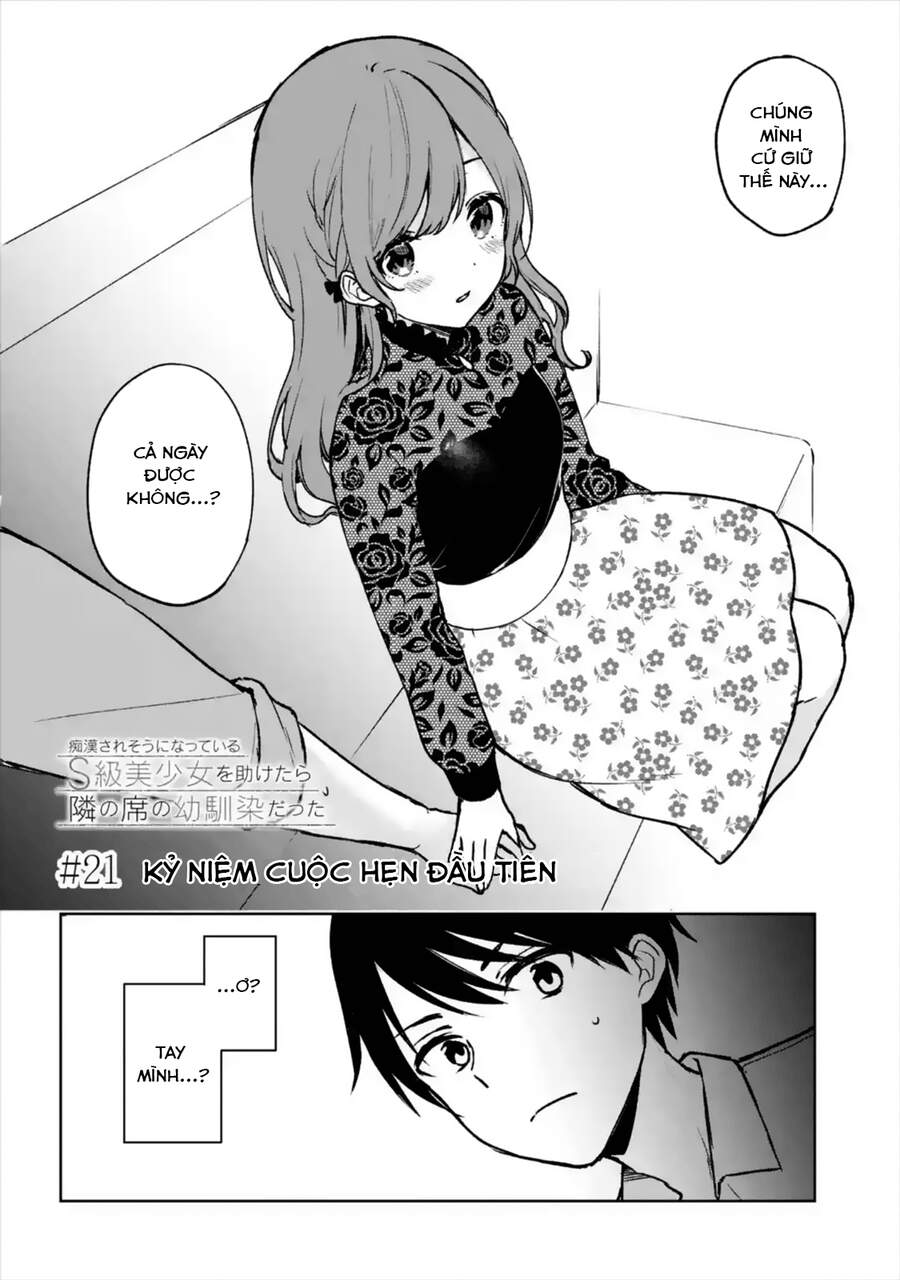 Chikan Saresou Ni Natteiru S-Kyuu Bishoujo Wo Tasuketara Tonari No Seki No Osananajimi Datta Chương 21 Page 4