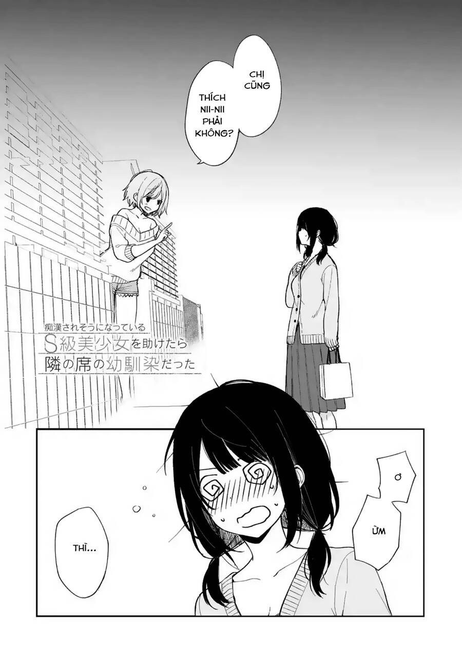 Chikan Saresou Ni Natteiru S-Kyuu Bishoujo Wo Tasuketara Tonari No Seki No Osananajimi Datta Chương 22 Page 2