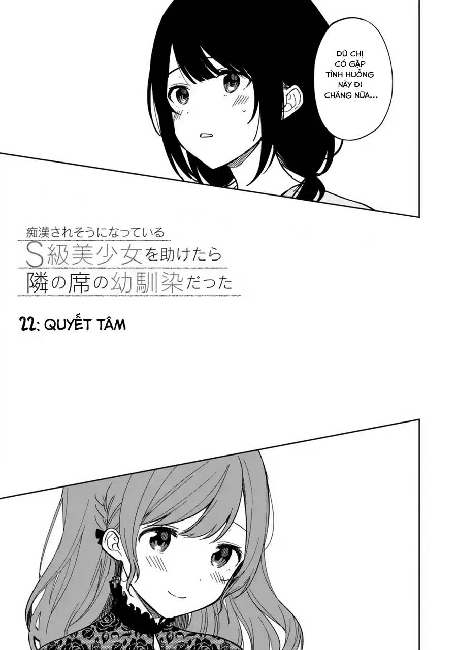 Chikan Saresou Ni Natteiru S-Kyuu Bishoujo Wo Tasuketara Tonari No Seki No Osananajimi Datta Chương 22 Page 4