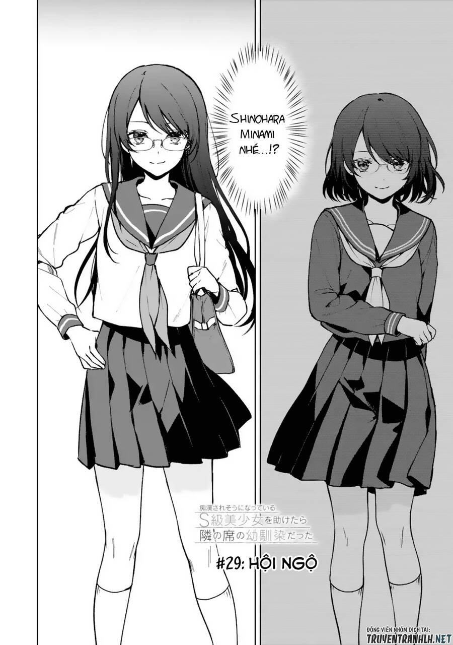 Chikan Saresou Ni Natteiru S-Kyuu Bishoujo Wo Tasuketara Tonari No Seki No Osananajimi Datta Chương 29 Page 4