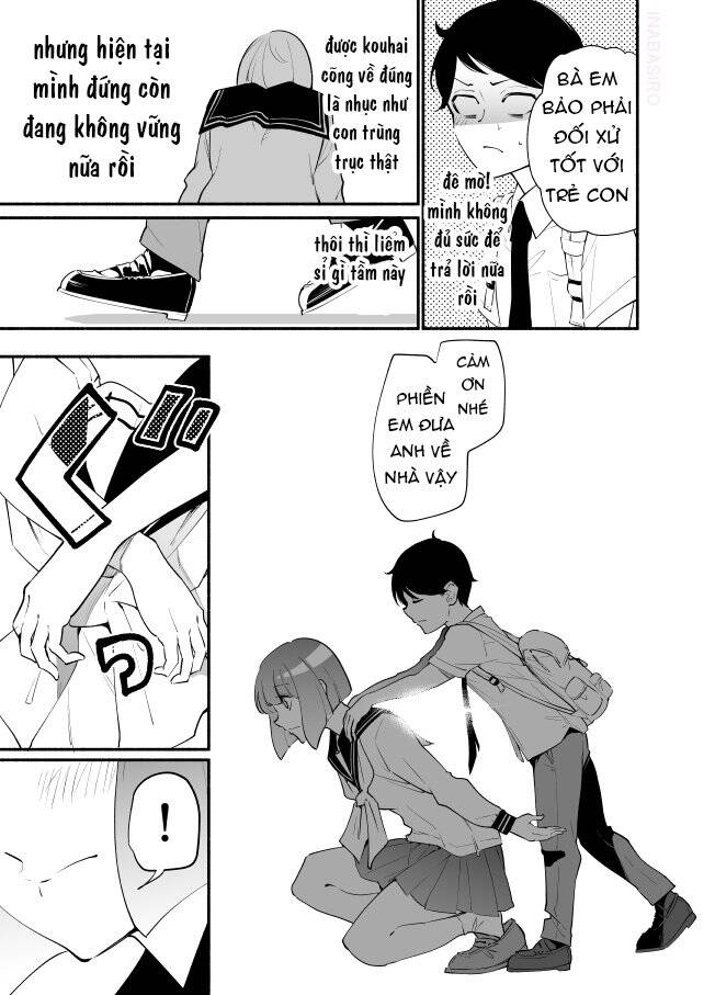 Koushinchou No Kouhai (♀) To Teishinchou No Senpai (♂) Ga Renai Ni Hatten Suru Made Chương 11 Page 4