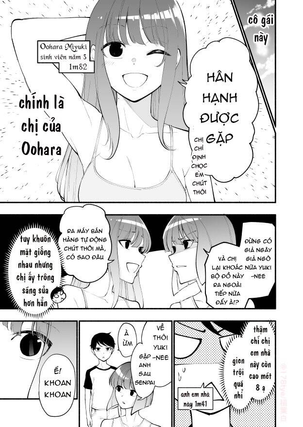 Koushinchou No Kouhai (♀) To Teishinchou No Senpai (♂) Ga Renai Ni Hatten Suru Made Chương 17 Page 8