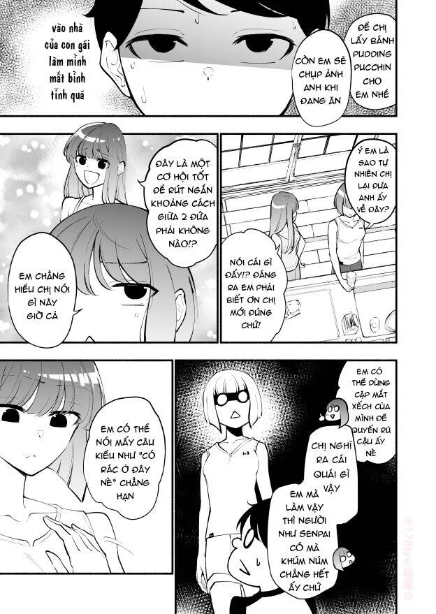 Koushinchou No Kouhai (♀) To Teishinchou No Senpai (♂) Ga Renai Ni Hatten Suru Made Chương 18 Page 4