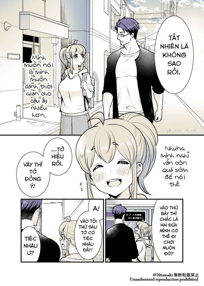 Osananajimi Ga Hisabisa Ni Saikai Shitara Otagai Kyonyuu Ni Natteta Chương 22 Page 6