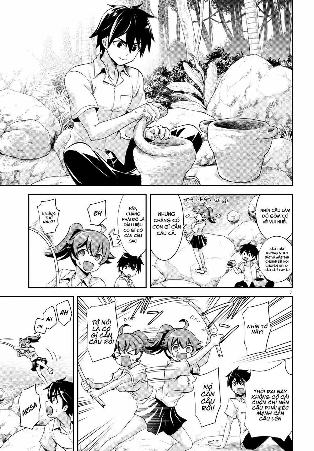 Isekai Yurutto Survival Seikatsu: Gakkou No Minna To Isekai No Mujintou Ni Tenishitakedo Ore Dake Chương 4 Page 9