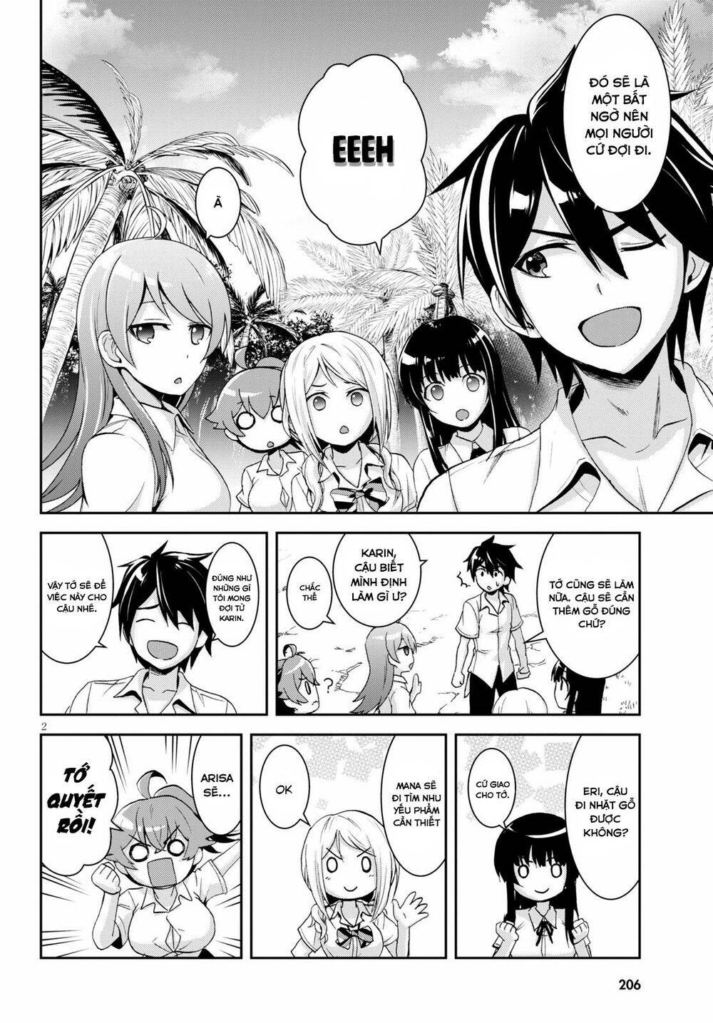 Isekai Yurutto Survival Seikatsu: Gakkou No Minna To Isekai No Mujintou Ni Tenishitakedo Ore Dake Chương 4 Page 4