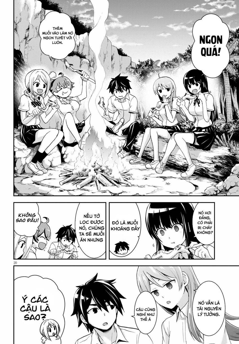 Isekai Yurutto Survival Seikatsu: Gakkou No Minna To Isekai No Mujintou Ni Tenishitakedo Ore Dake Chương 5 Page 22