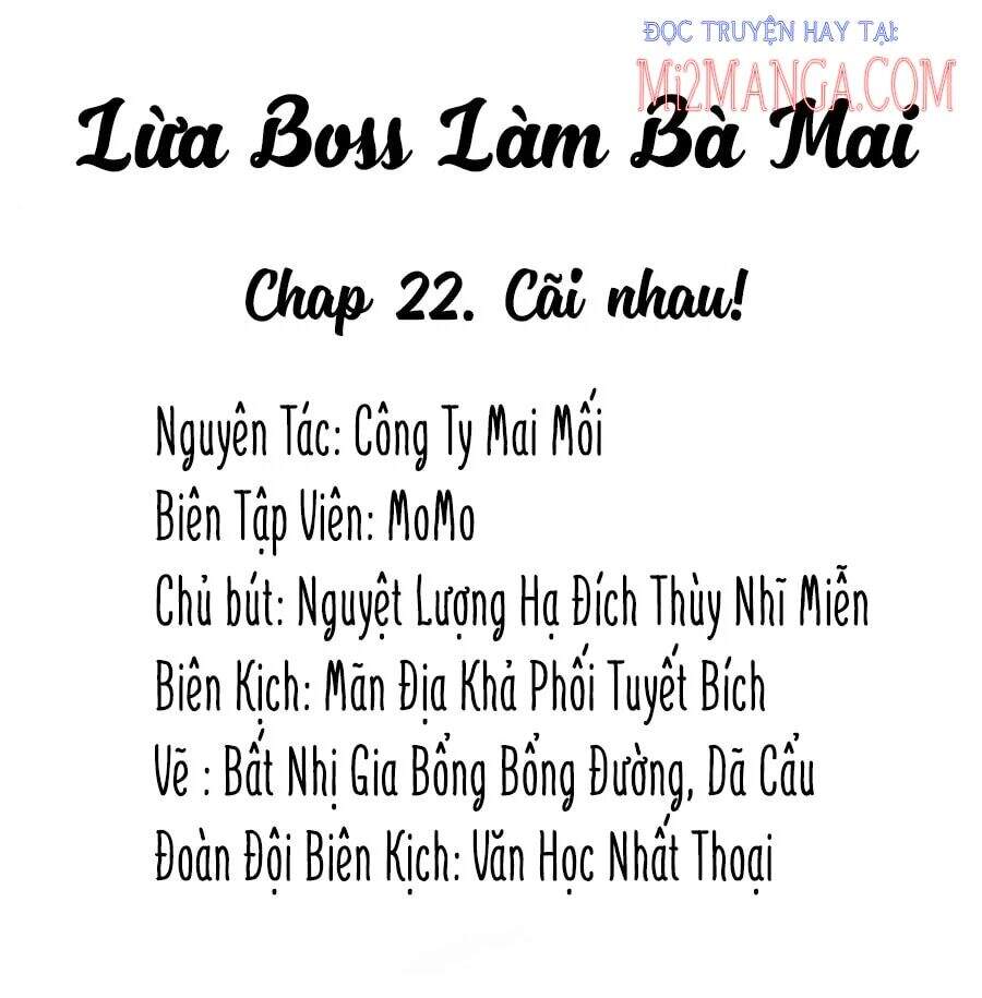 Lừa Boss Làm Bà Mai Chương 22 Page 2