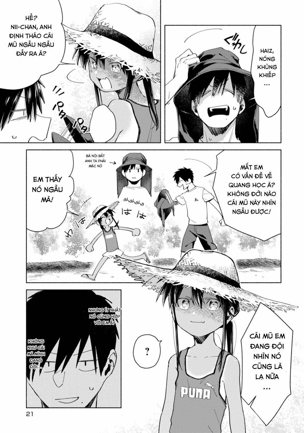 Inaka Ni Kaeru To Yakeni Jiben Ni Natsuita Kasshoku Ponytail Shota Ga Iru Chương 11 Page 3