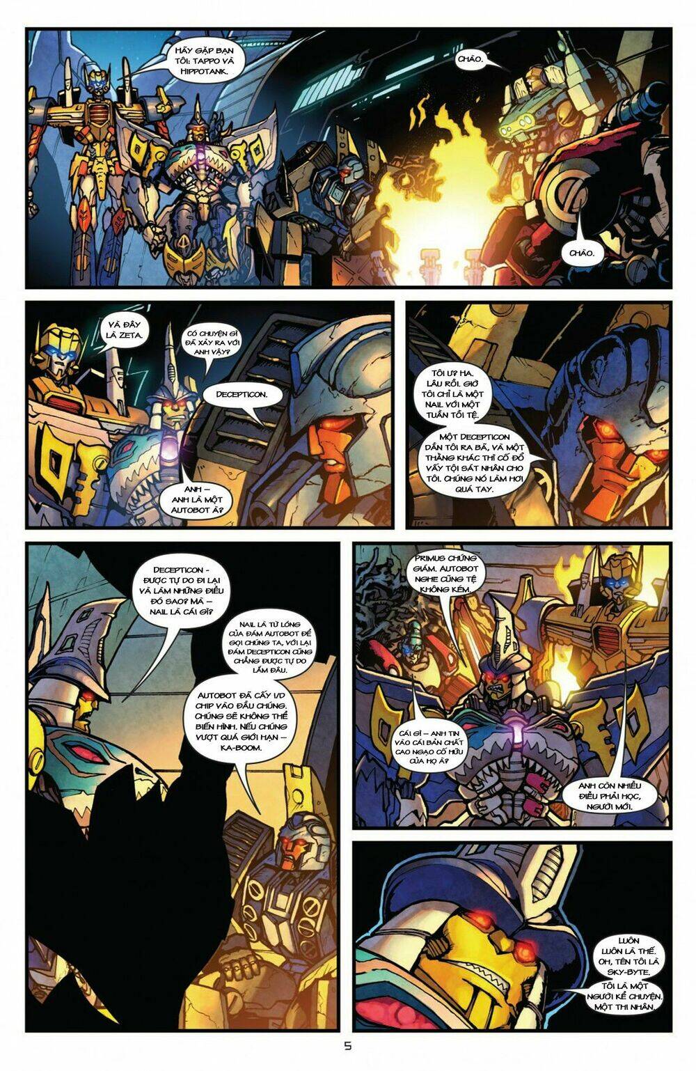 The Transformers: Robots In Disguise Chương 5 Page 9