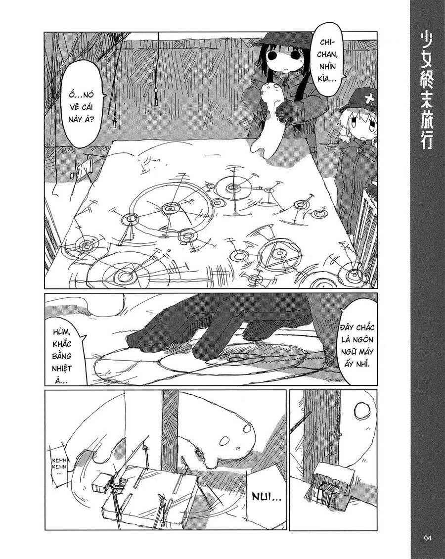 Shoujo Shuumatsu Ryokou Chương 43.5 Page 4