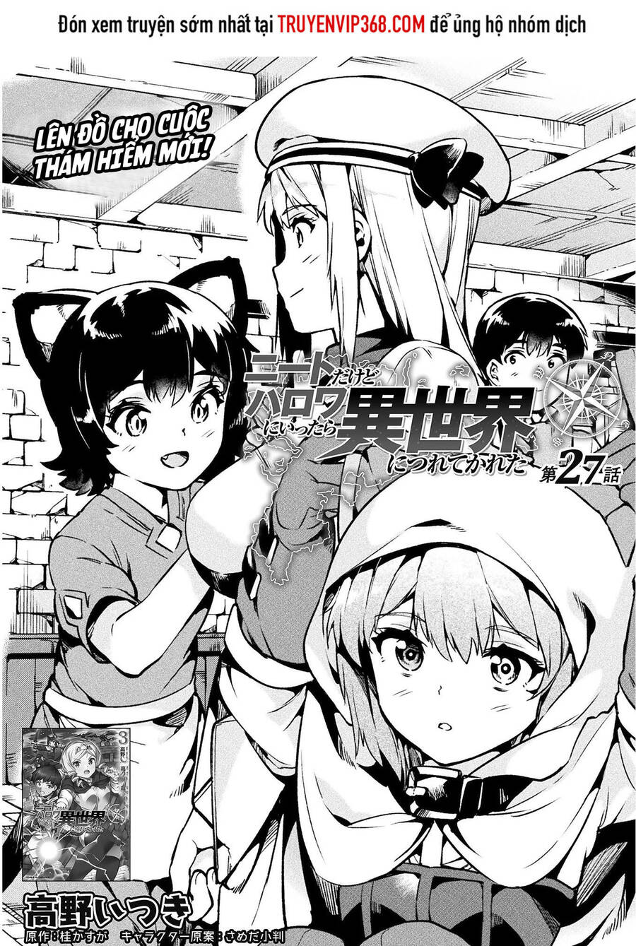 Neet Dakedo Hello Work Ni Ittara Isekai Ni Tsuretekareta Chương 27 Page 2