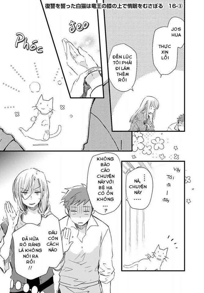 Fukushuu Wo Chikatta Shironeko Wa Ryuuou No Hiza No Jou De Damin Wo Musaboru Chương 16 Page 15