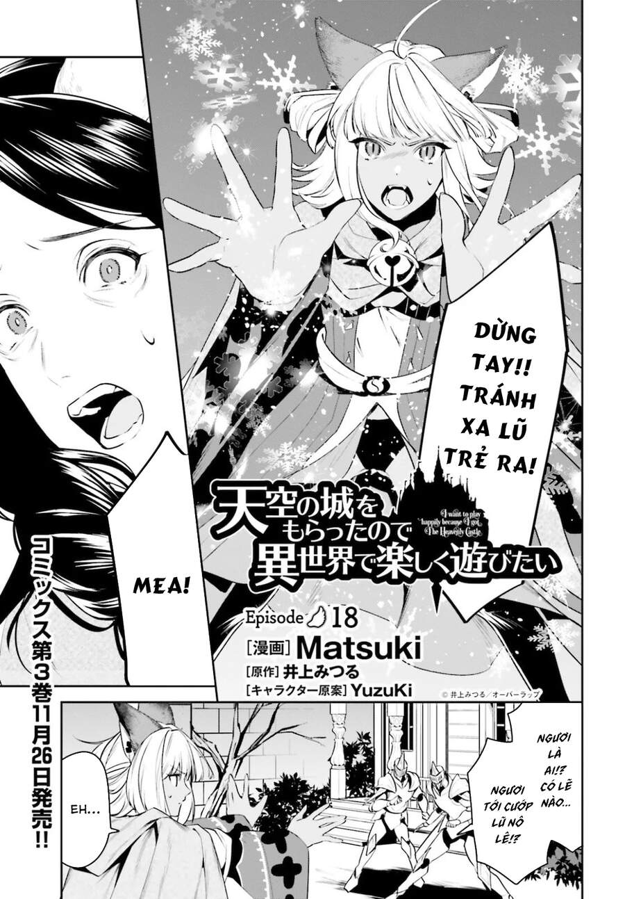 Tenkuu No Shiro O Moratta No De Isekai De Tanoshiku Asobitai Chương 18 Page 3