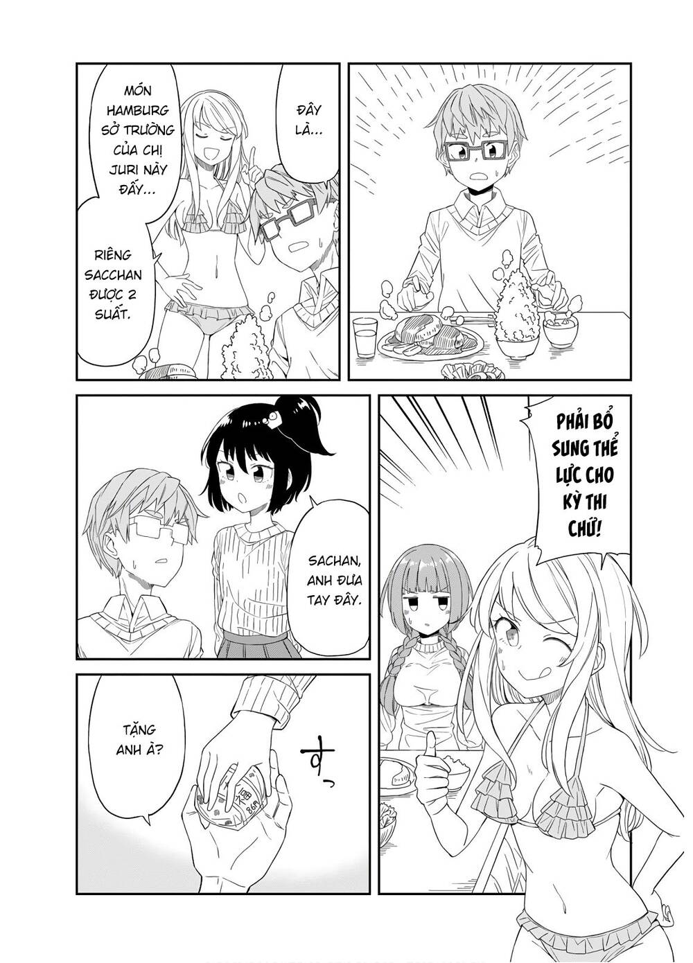 Hinomoto Sanshimai Wa Kamatte Hoshii Chương 22 Page 6