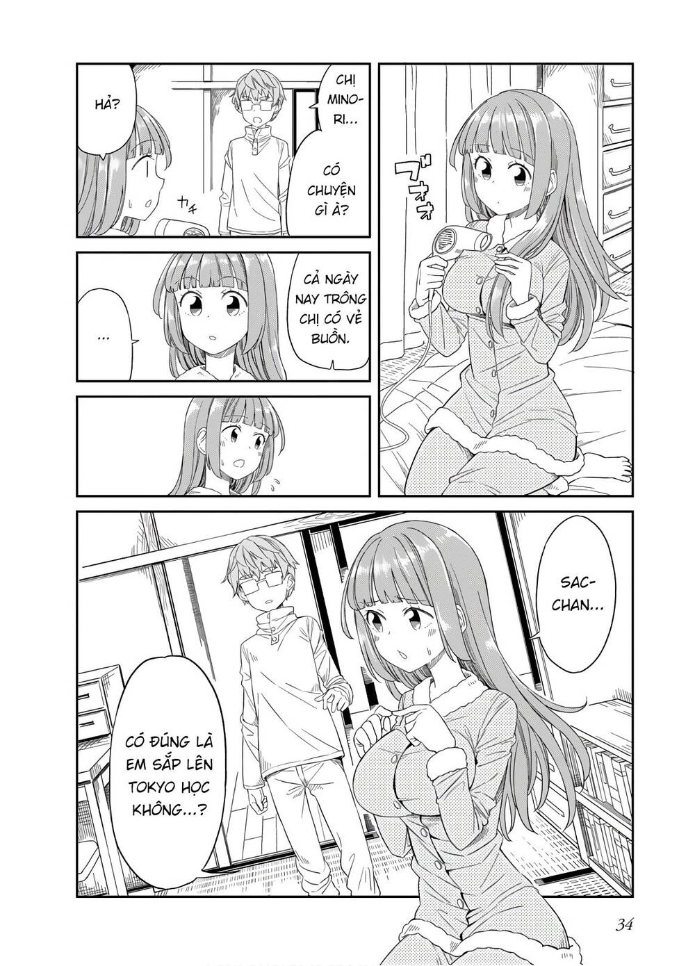 Hinomoto Sanshimai Wa Kamatte Hoshii Chương 22 Page 8