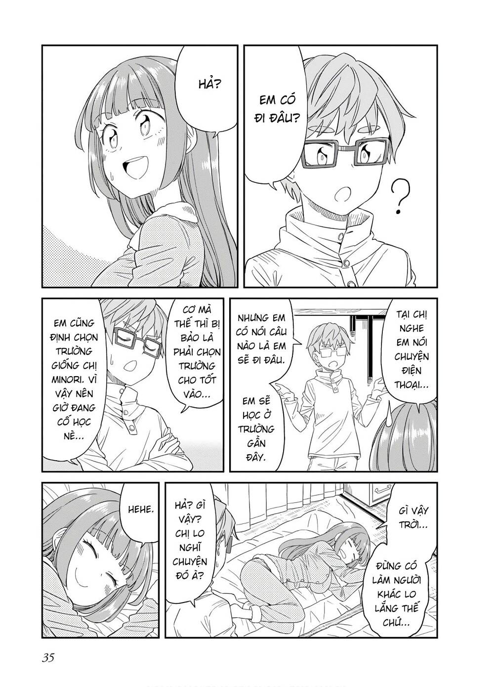 Hinomoto Sanshimai Wa Kamatte Hoshii Chương 22 Page 9