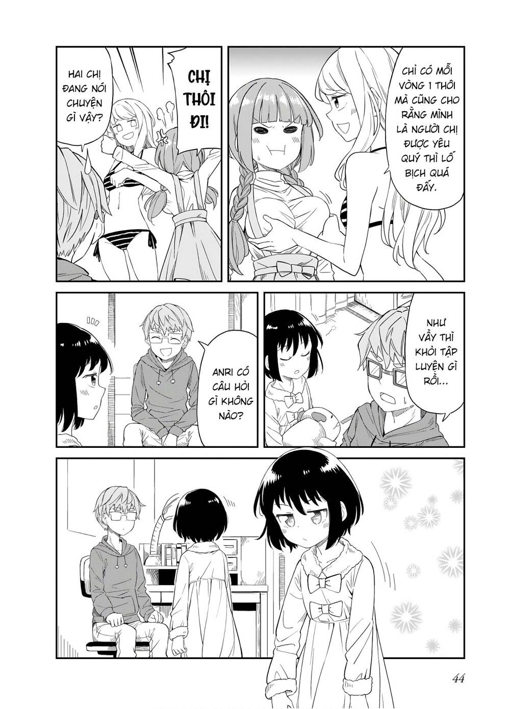 Hinomoto Sanshimai Wa Kamatte Hoshii Chương 23 Page 6