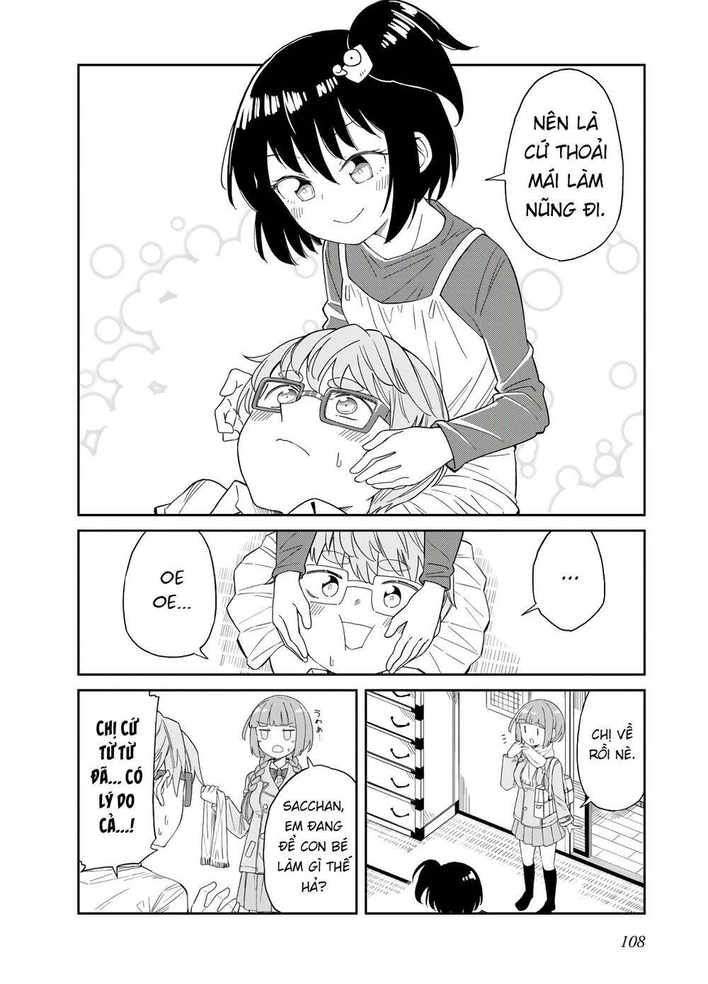 Hinomoto Sanshimai Wa Kamatte Hoshii Chương 28 Page 6