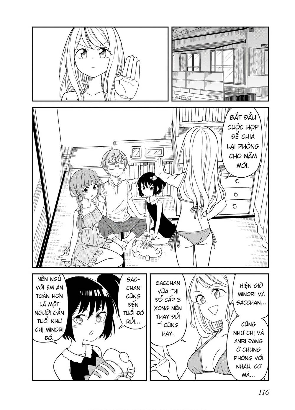 Hinomoto Sanshimai Wa Kamatte Hoshii Chương 29 Page 2