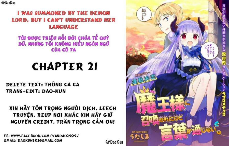 I Was Summoned By The Demon Lord, But I Can't Understand Her Languag Chương 22 Page 1