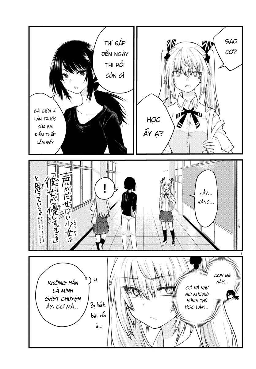 Koe Ga Dasenai Shoujo Wa "Kanojo Ga Yasashisugiru" To Omotte Iru Chương 16 Page 2