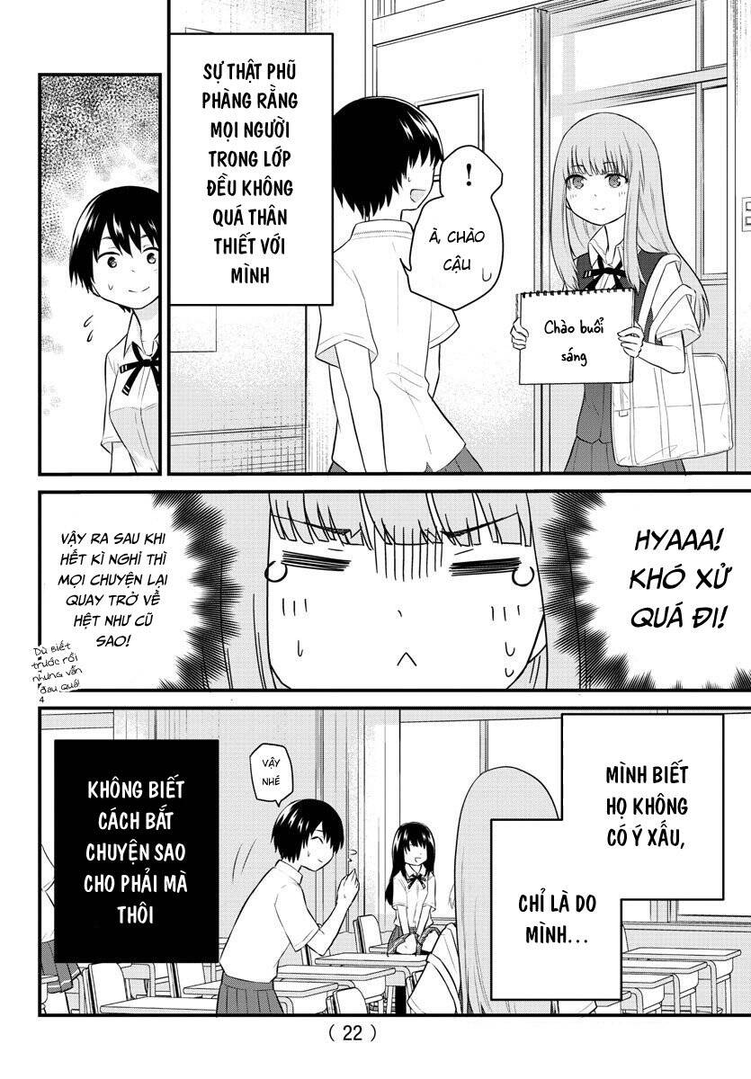 Koe Ga Dasenai Shoujo Wa "Kanojo Ga Yasashisugiru" To Omotte Iru Chương 28 Page 6