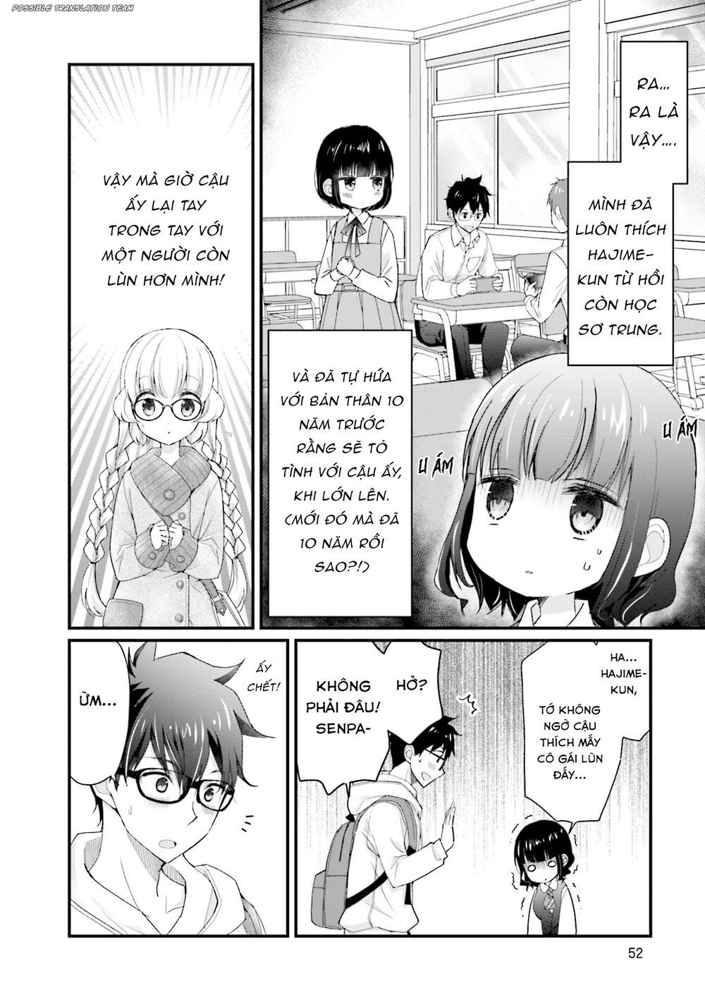 Senpai Kiêm Bạn Gái Nhỏ Nhắn Của Tôi Rất Dễ Thương Chương 4 Page 12