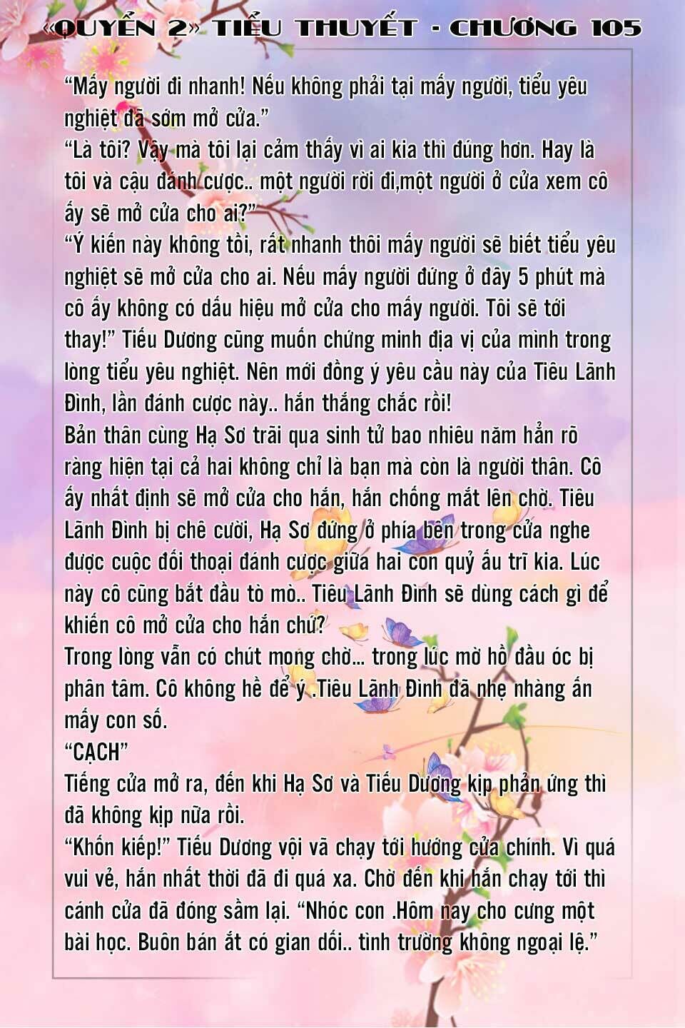 Thần Bí Đế Thiếu Điềm Sủng Thê Chương 105 Page 2