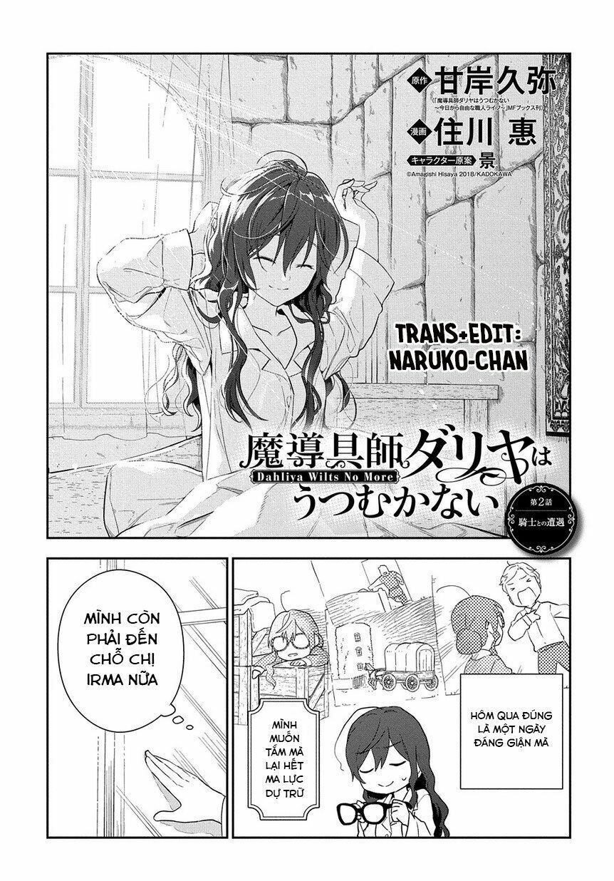 Madougushi Dahliya Wa Utsumukanai ~Kyou Kara Jiyuu Na Shokunin Life~ Chương 4 Page 1