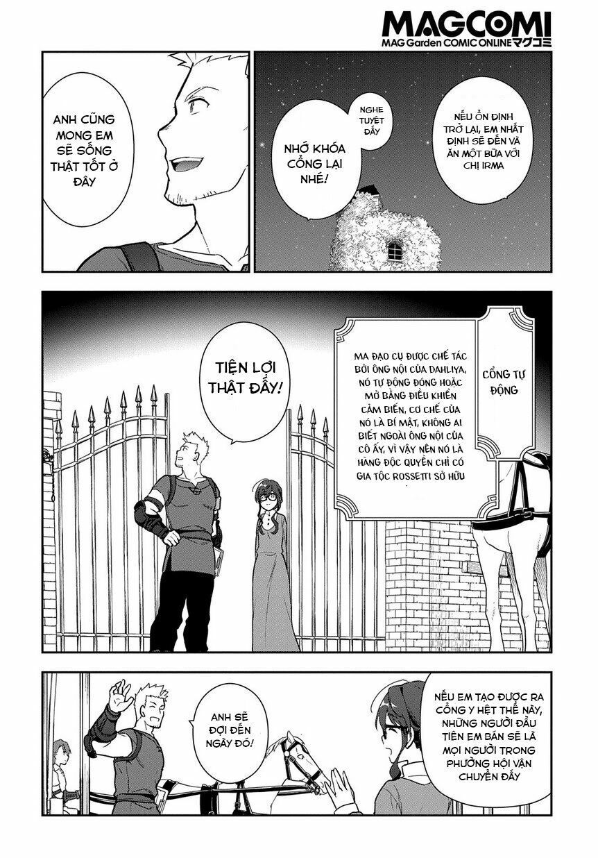 Madougushi Dahliya Wa Utsumukanai ~Kyou Kara Jiyuu Na Shokunin Life~ Chương 3 Page 34