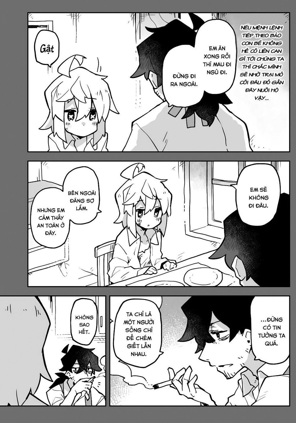 The Story Of A Terrifying Hitman And A Little Girl Chương 1 Page 8