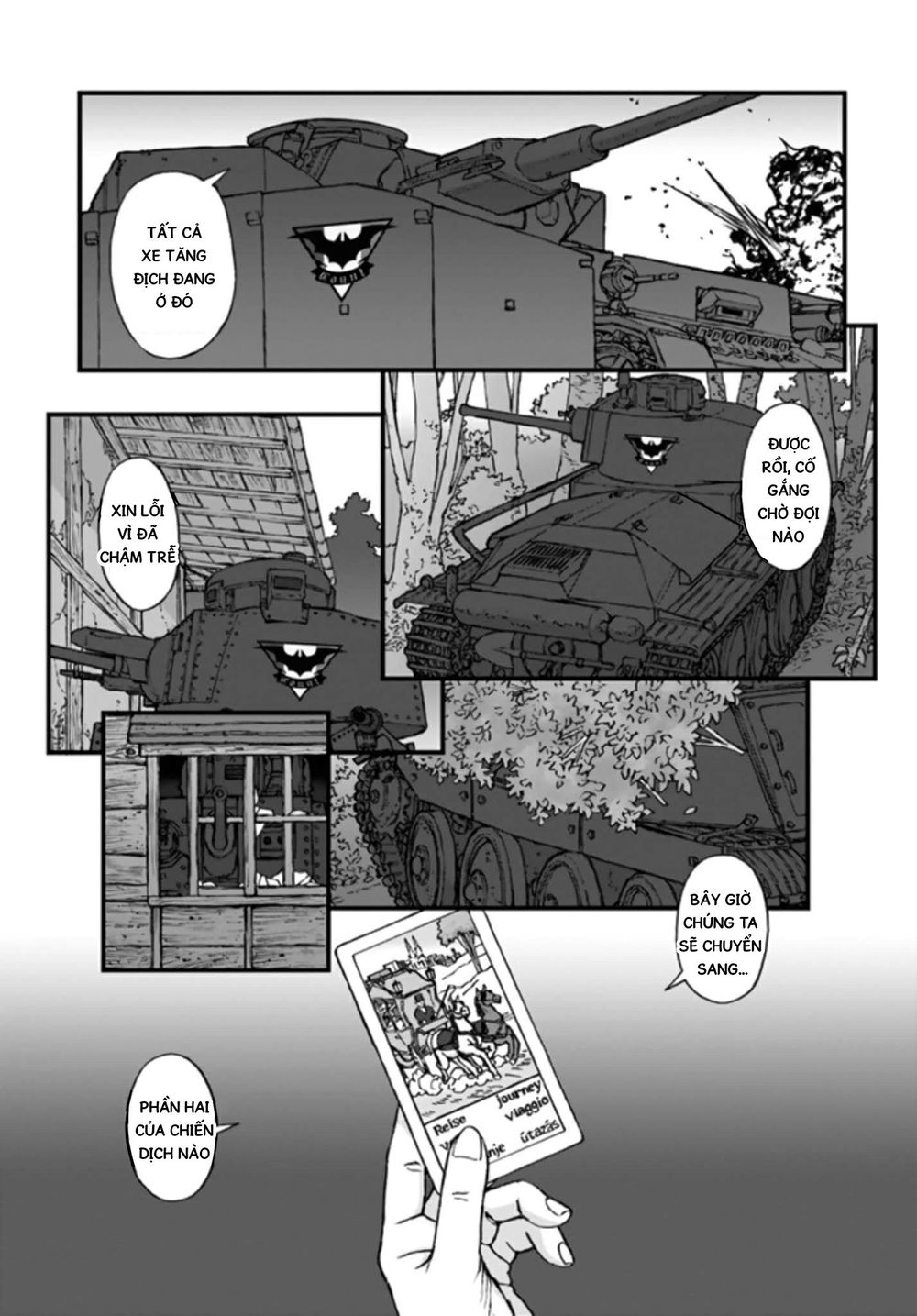 Girls Und Panzer: The Fir Tree And The Iron-Winged Witch Chương 4 Page 9