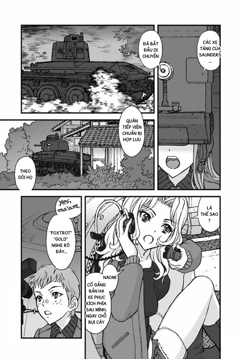 Girls Und Panzer: The Fir Tree And The Iron-Winged Witch Chương 5 Page 7