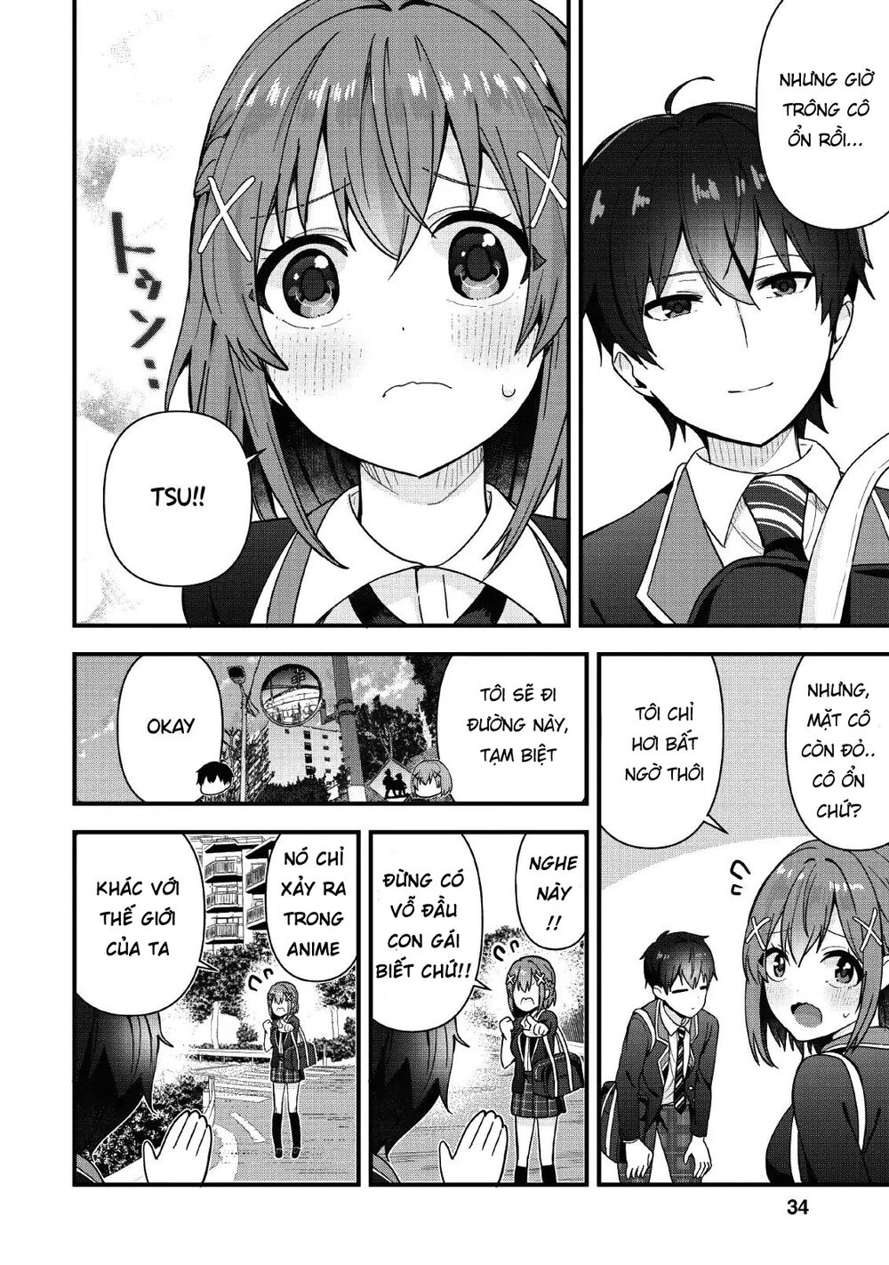 Tonari No Seki Ni Natta Bishoujo Ga Horesaseyou To Karakatte Kuru Ga Itsunomanika Kaeriuchi Ni Shite Chương 1 Page 34