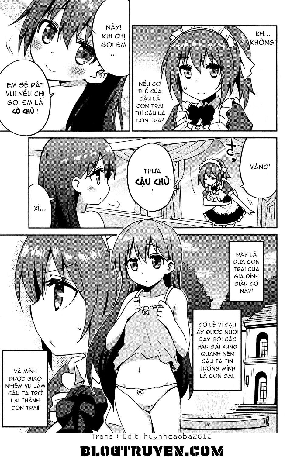 Ojou-Sama Wa Otoko No Ko Chương 1 Page 4