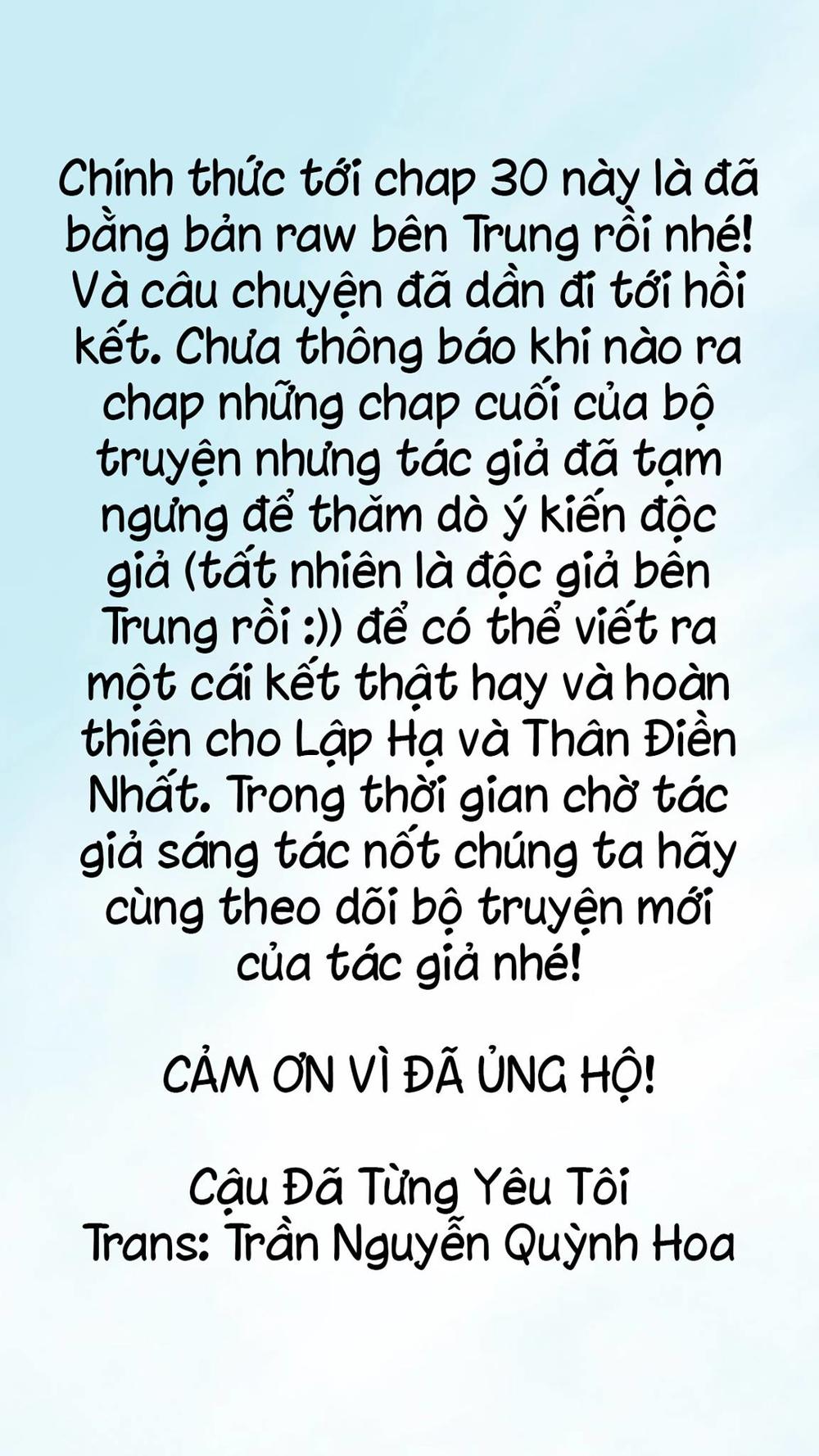 Người Yêu 0 Độ Chương 30 Page 52