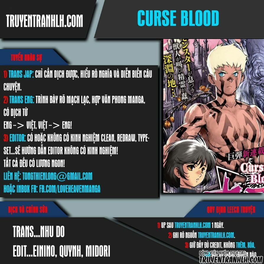 Curse Blood Chương 1 Page 1