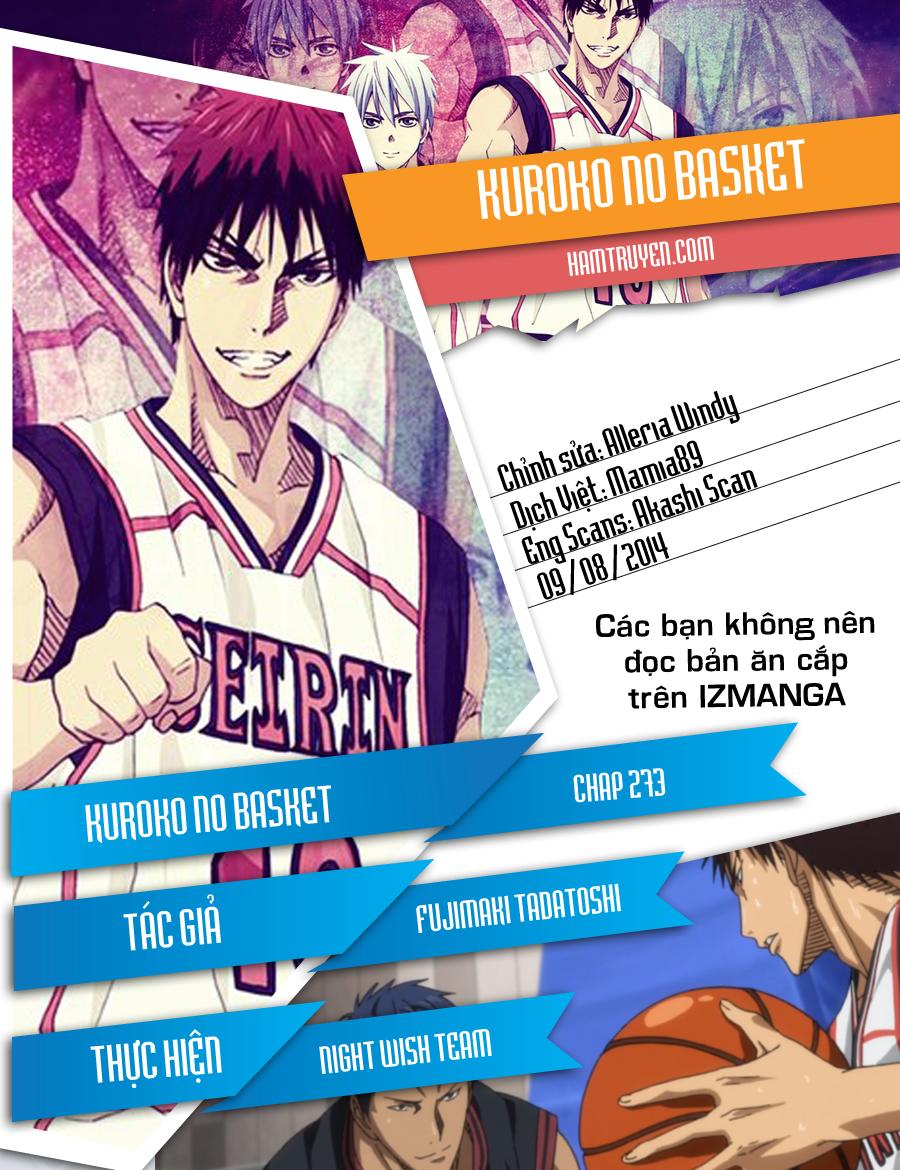 Kuroko No Basuke Chương 273 Page 1