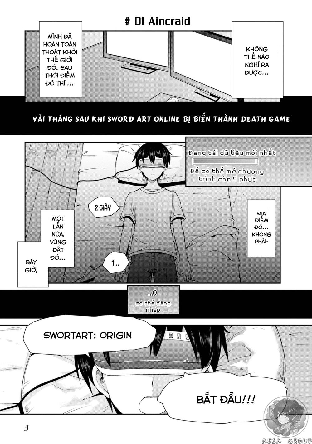 Sword Art Online – Hollow Realization Chương 1 Page 3