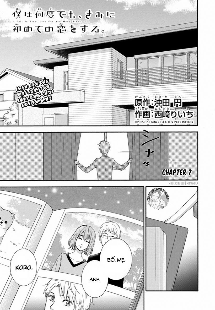 Boku Wa Nando Demo, Kimi Ni Hajimete No Koi Wo Suru Chương 7 Page 2