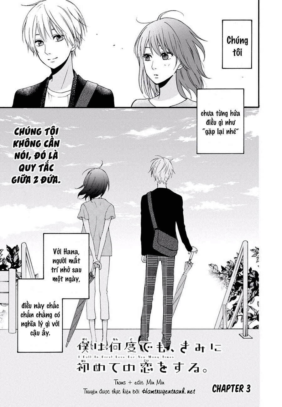 Boku Wa Nando Demo, Kimi Ni Hajimete No Koi Wo Suru Chương 3 Page 2