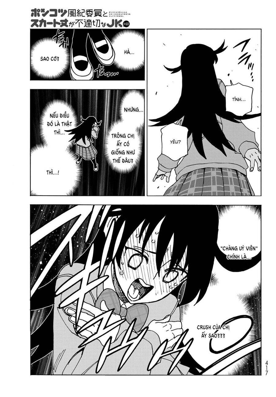 Ponkotsu Fuukiin To Skirt Take Ga Futekisetsu Na Jk No Hanashi Chương 65 Page 14