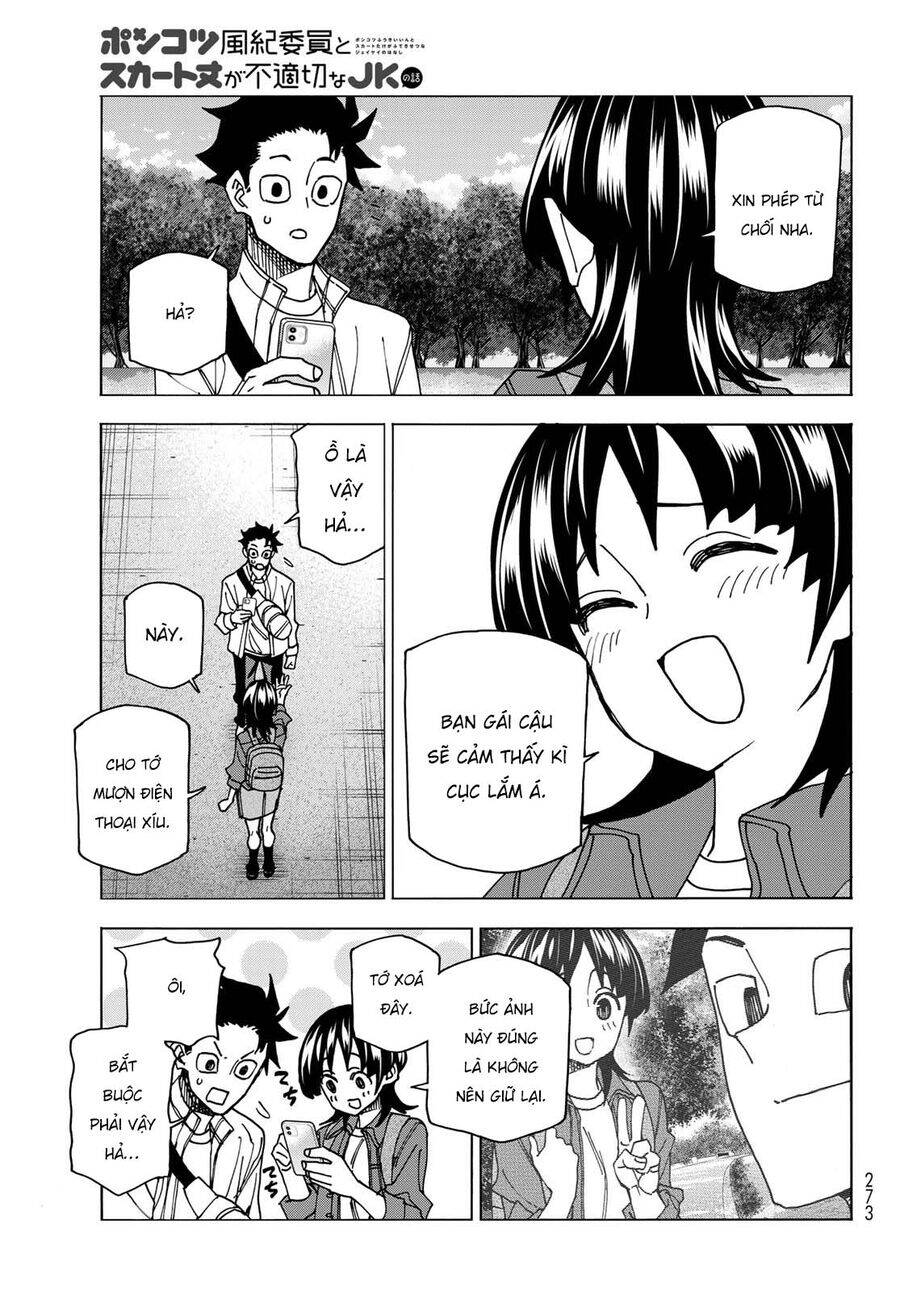 Ponkotsu Fuukiin To Skirt Take Ga Futekisetsu Na Jk No Hanashi Chương 66 Page 17