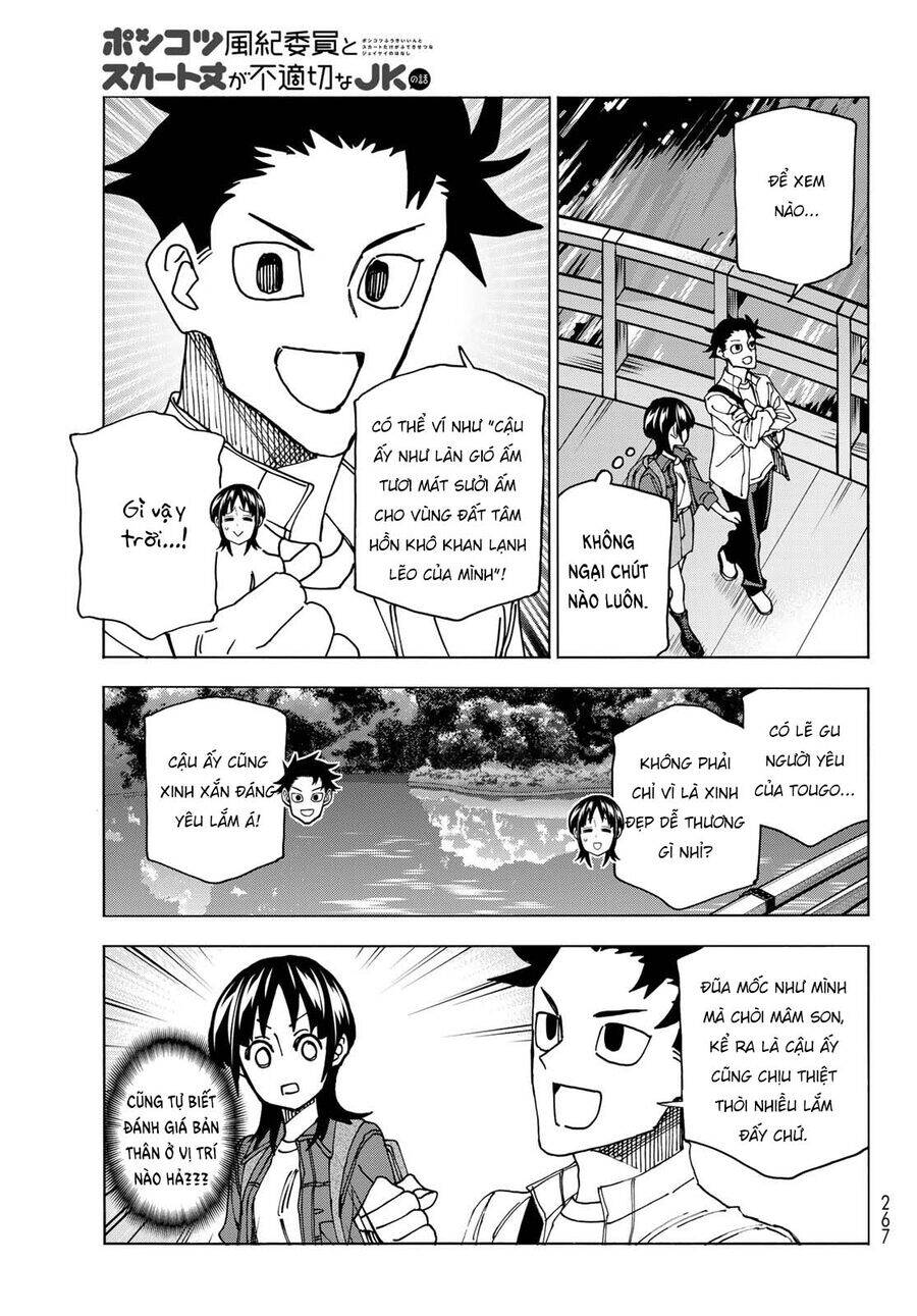 Ponkotsu Fuukiin To Skirt Take Ga Futekisetsu Na Jk No Hanashi Chương 66 Page 11