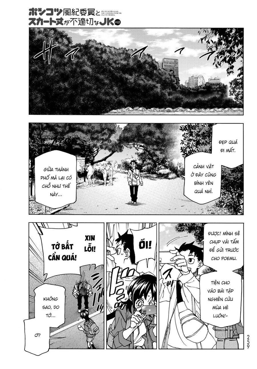 Ponkotsu Fuukiin To Skirt Take Ga Futekisetsu Na Jk No Hanashi Chương 66 Page 3