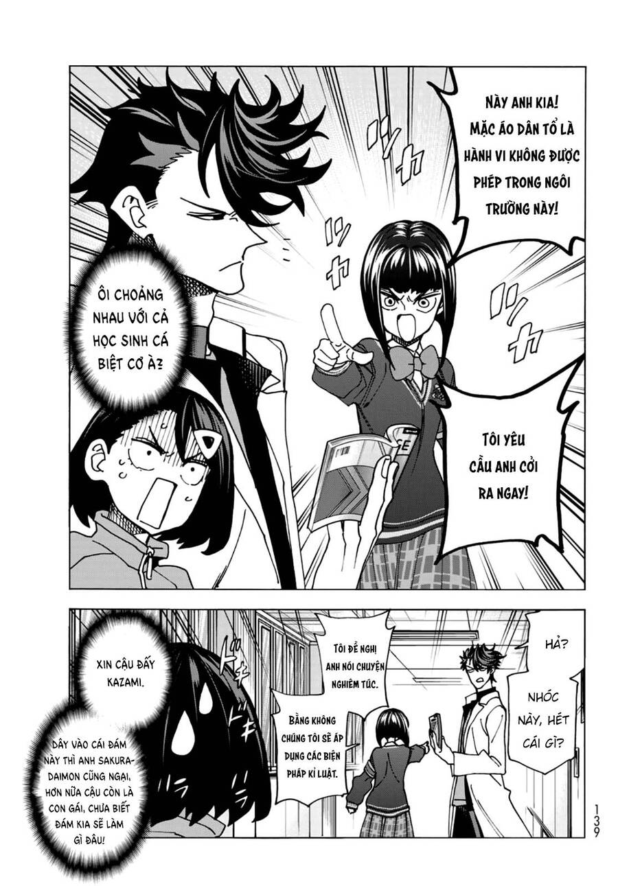 Ponkotsu Fuukiin To Skirt Take Ga Futekisetsu Na Jk No Hanashi Chương 62 Page 9